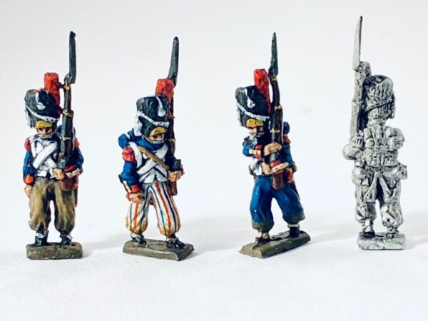 French Imperial Guard Infantry Old Guard Grenadiers March Attack Camapign