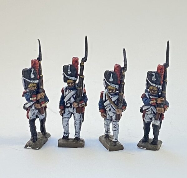 French Imperial Guard Infantry Old Guard Grenadiers March Attack