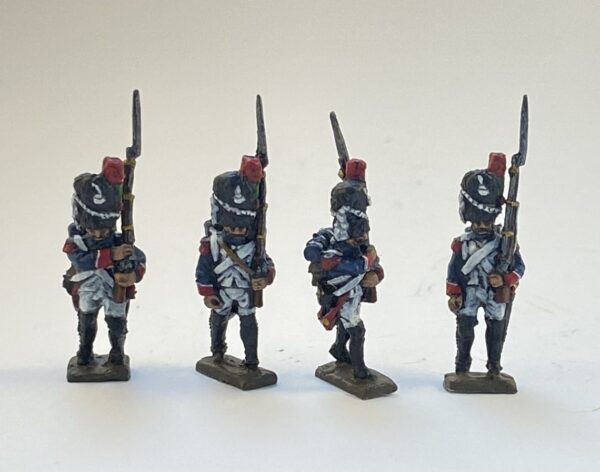 French Imperial Guard Infantry Old Guard Chasseur March Attack